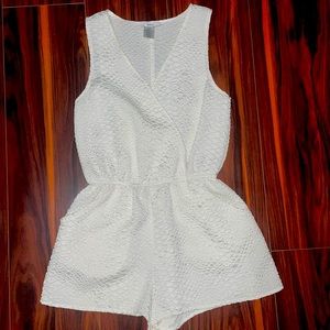 Bar III White Romper